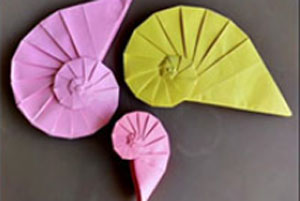 Anand-Viswanathan's-Origami-Conch-Shell-(by-Tomoko-Fuse)